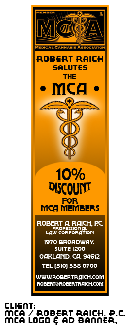 MEDICAL CANNABIS ASSOCIATION banner and Logo Designed by Bruce Hilvitz