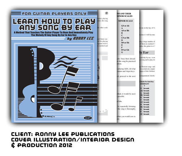 Ronny Lee's Learn How to Play any Song by Ear. Designed by Bruce Hilvitz